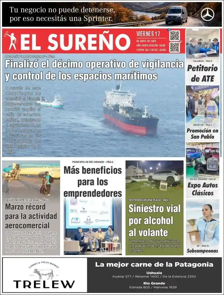 Estudios Max | DIARIO LA CACHARPAYA - Tapa del diario El Sureño
